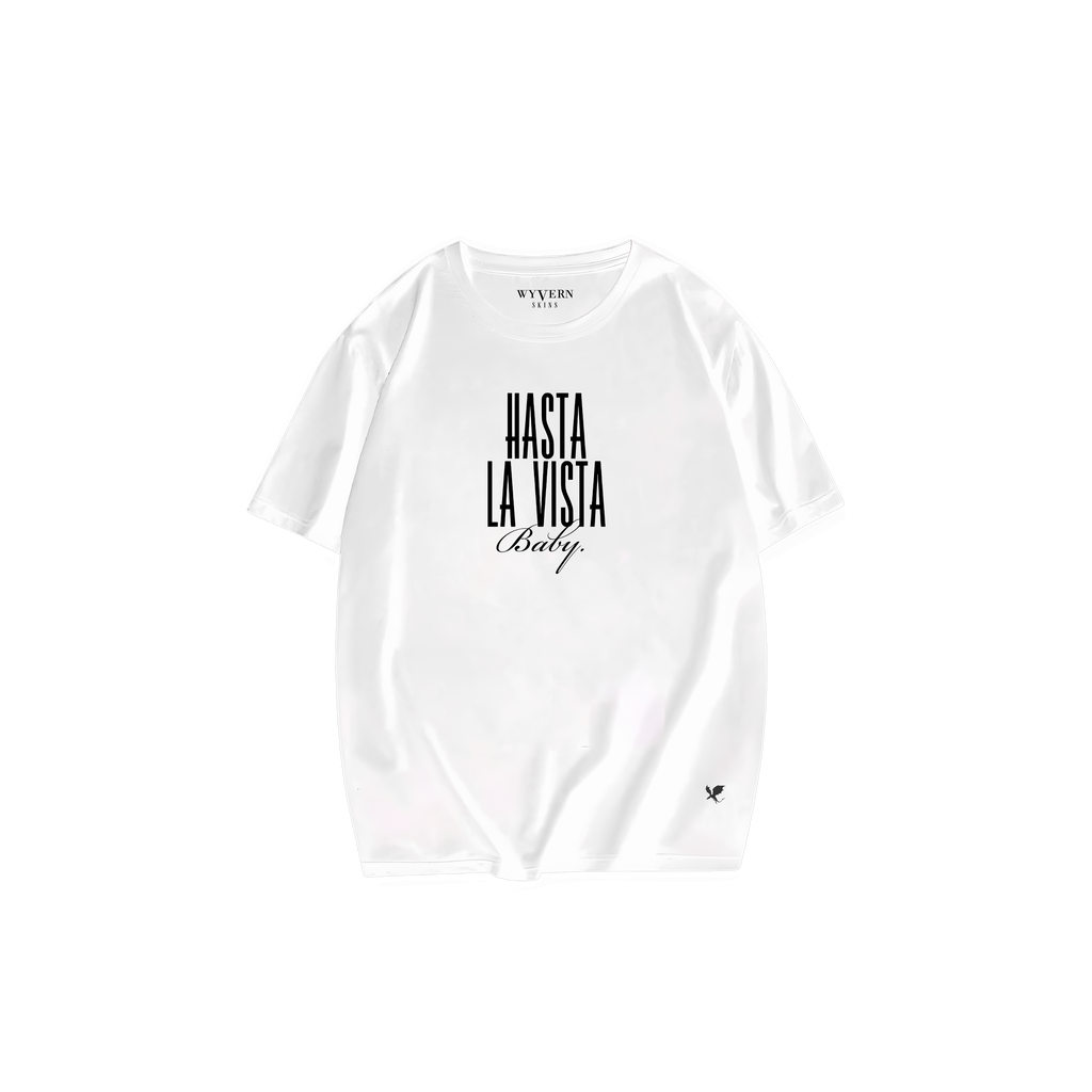 Hasta La Vista Oversized Black Tee