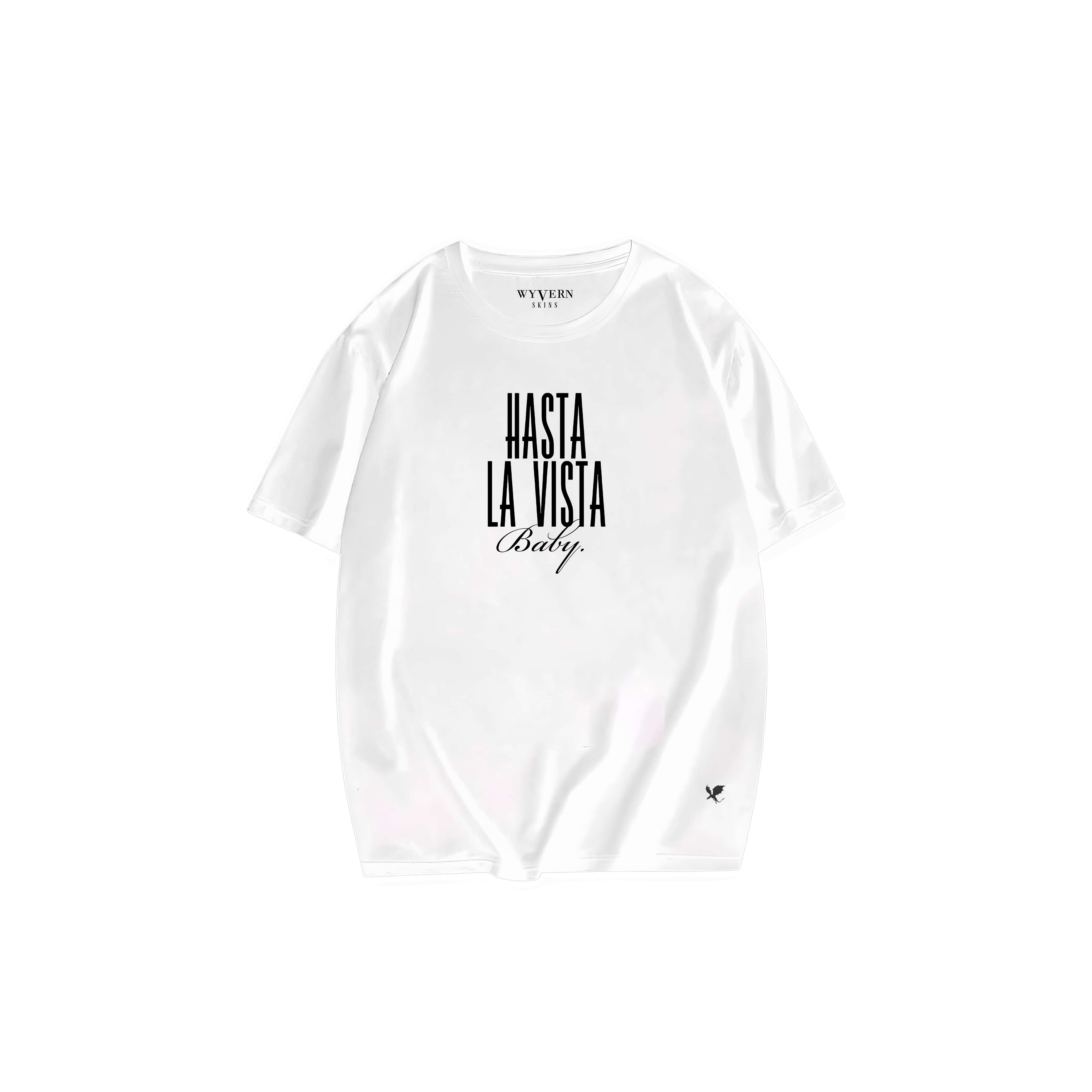 Hasta La Vista Oversized Black Tee