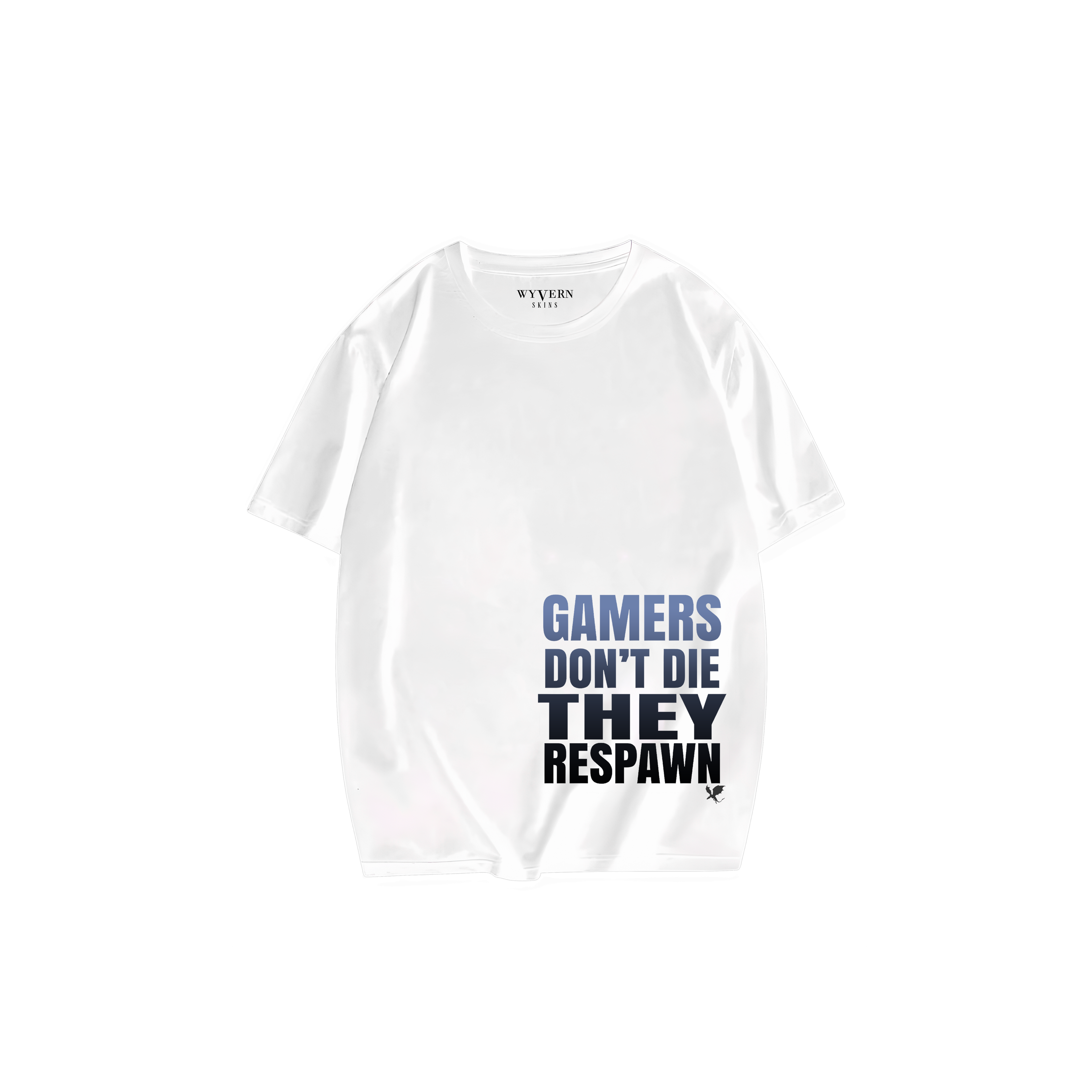 Gamers Don’t Die, They Respawn – Premium Gaming T-Shirt