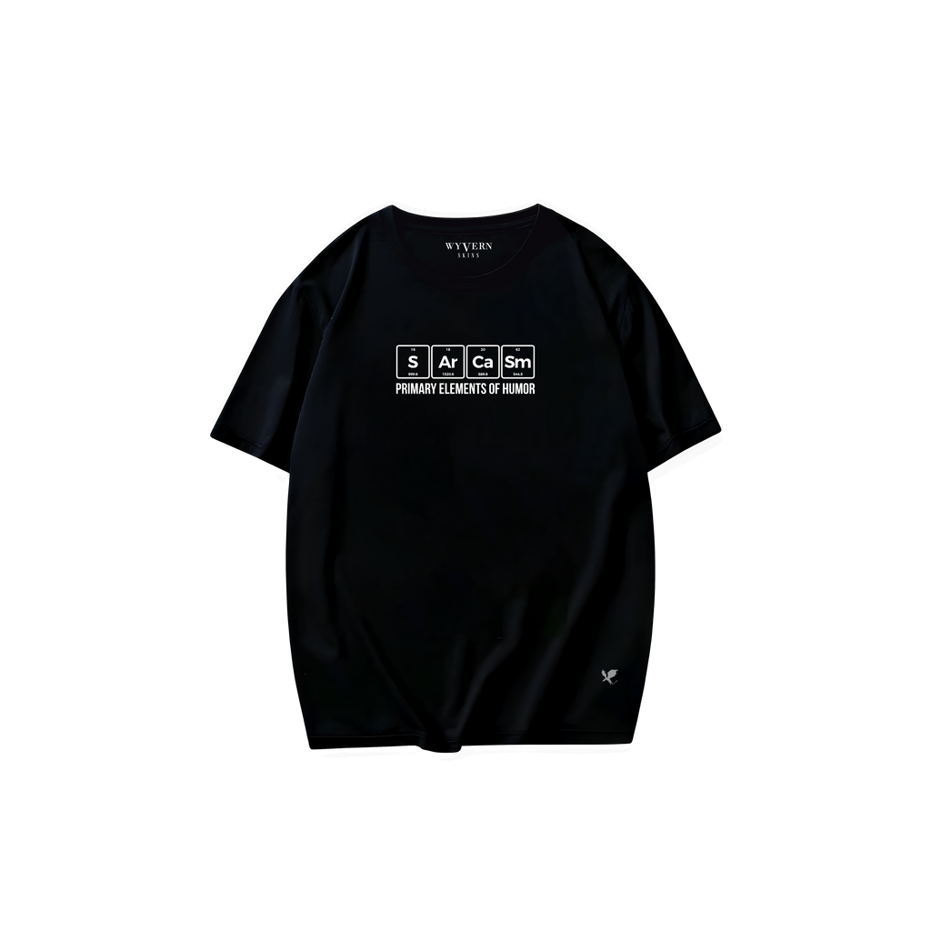 Sarcasm Formula Oversized White Tee