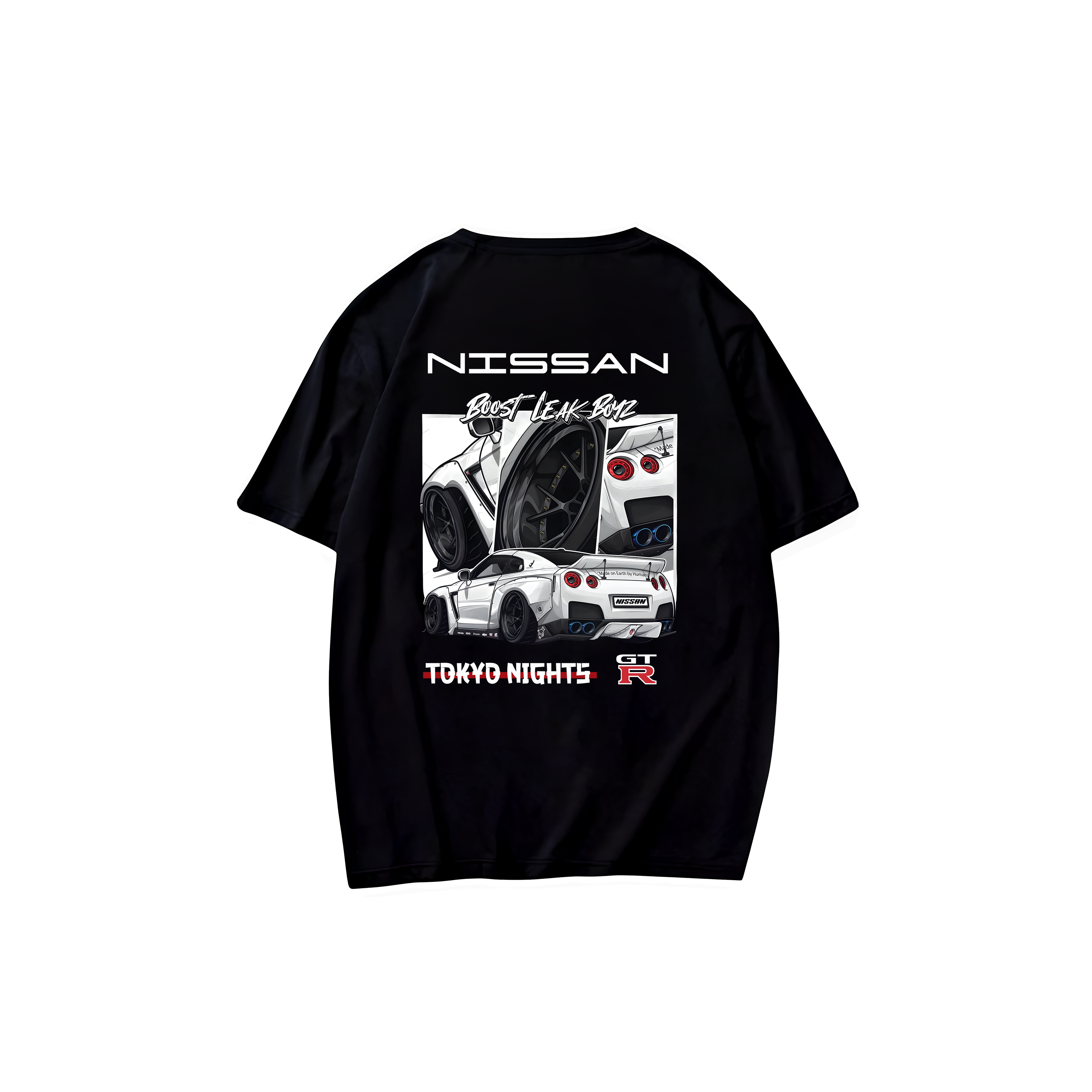 Nissan GT-R Tokyo Nights Street Racing Oversized T-Shirt