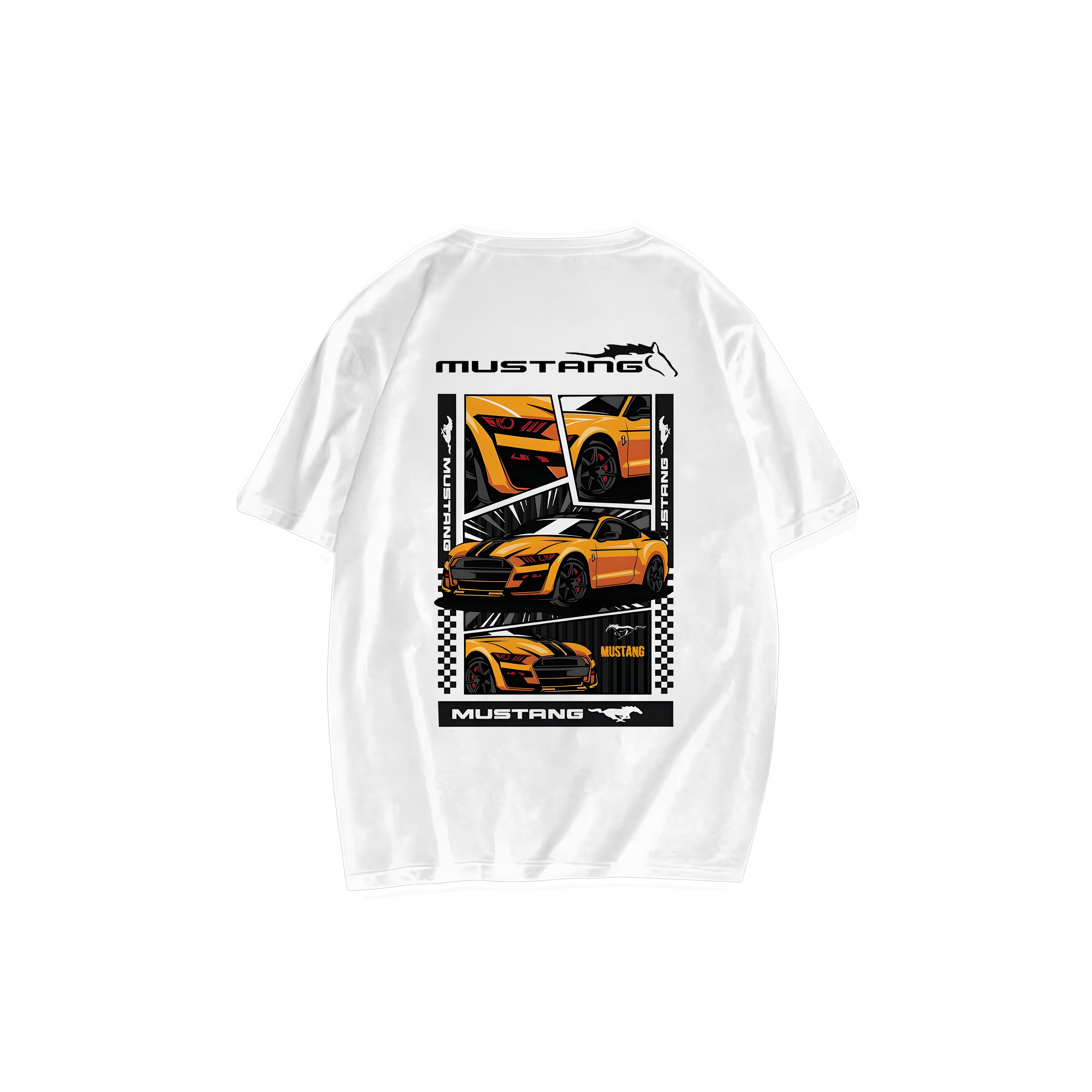 Mustang Power  Oversized T-Shirt – Street Racing Edition