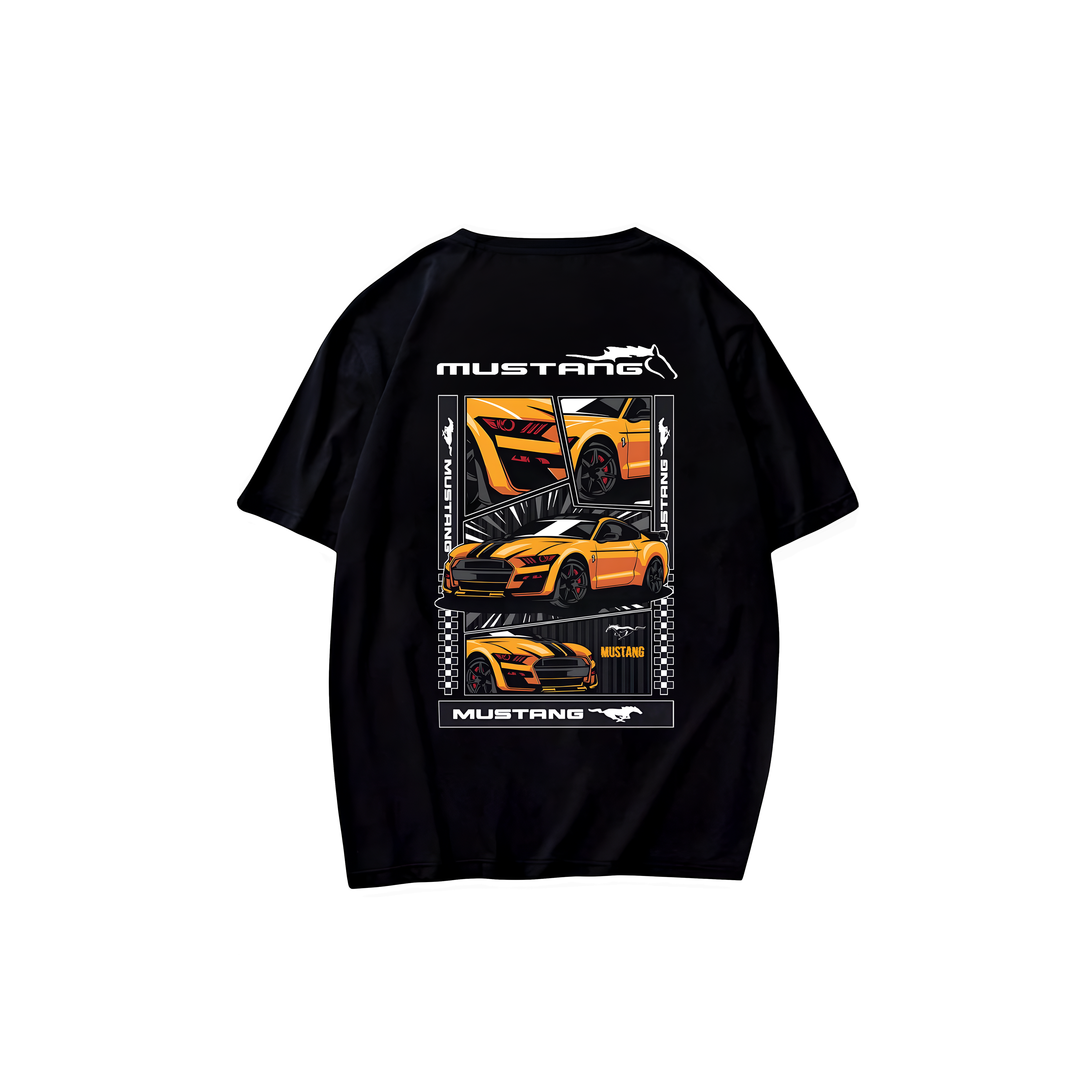 Mustang Power  Oversized T-Shirt – Street Racing Edition