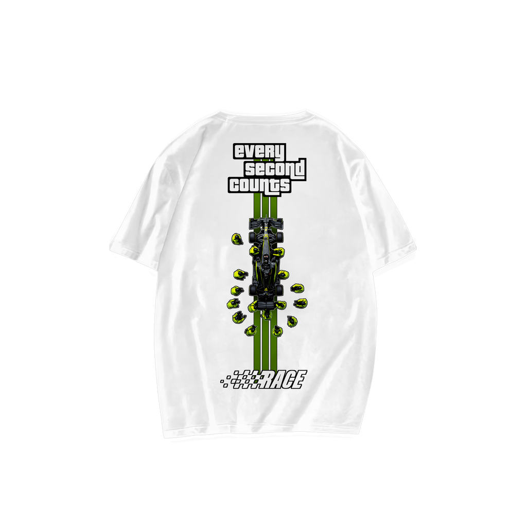 Every Second Counts F1 Racing Oversized T-Shirt