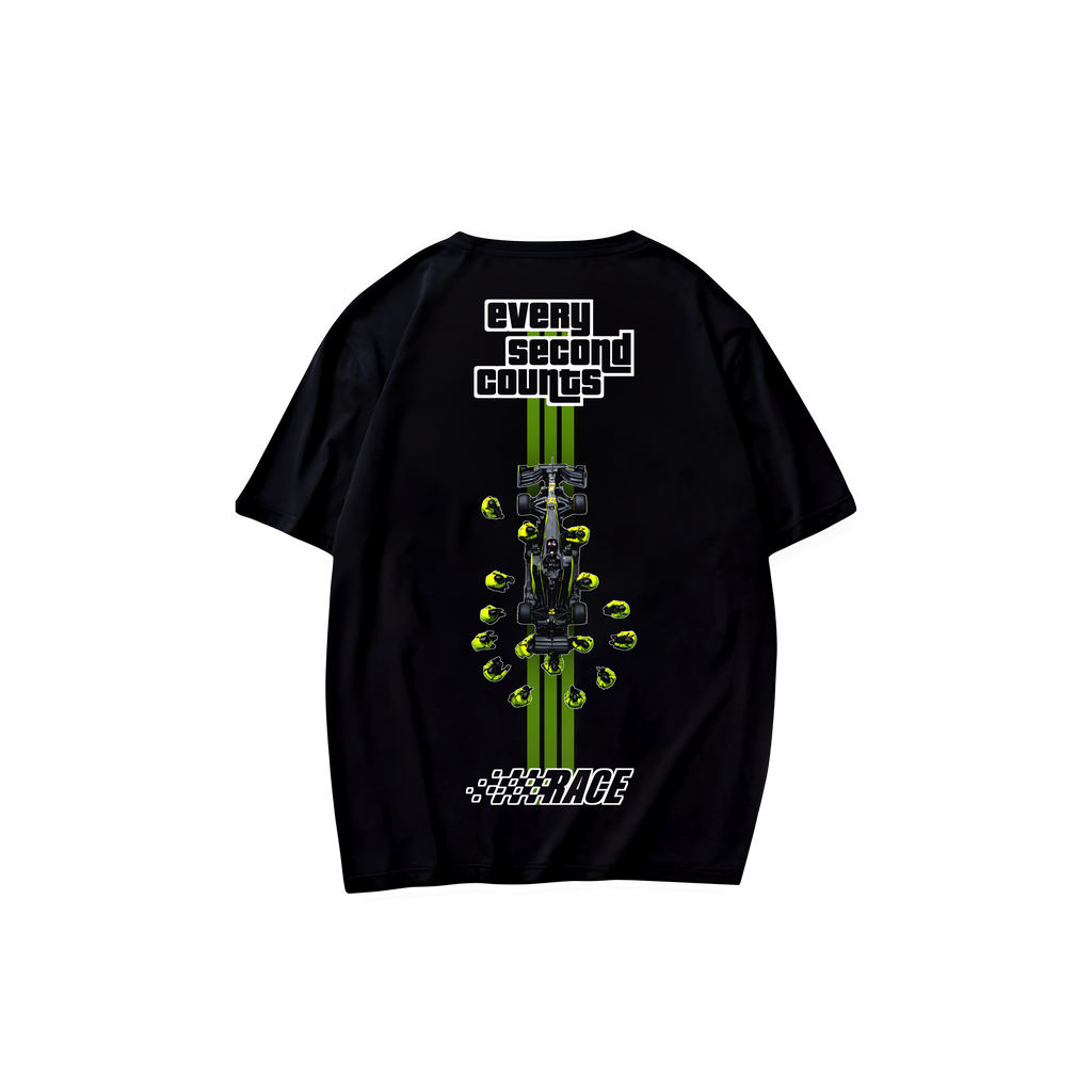 Every Second Counts F1 Racing Oversized T-Shirt