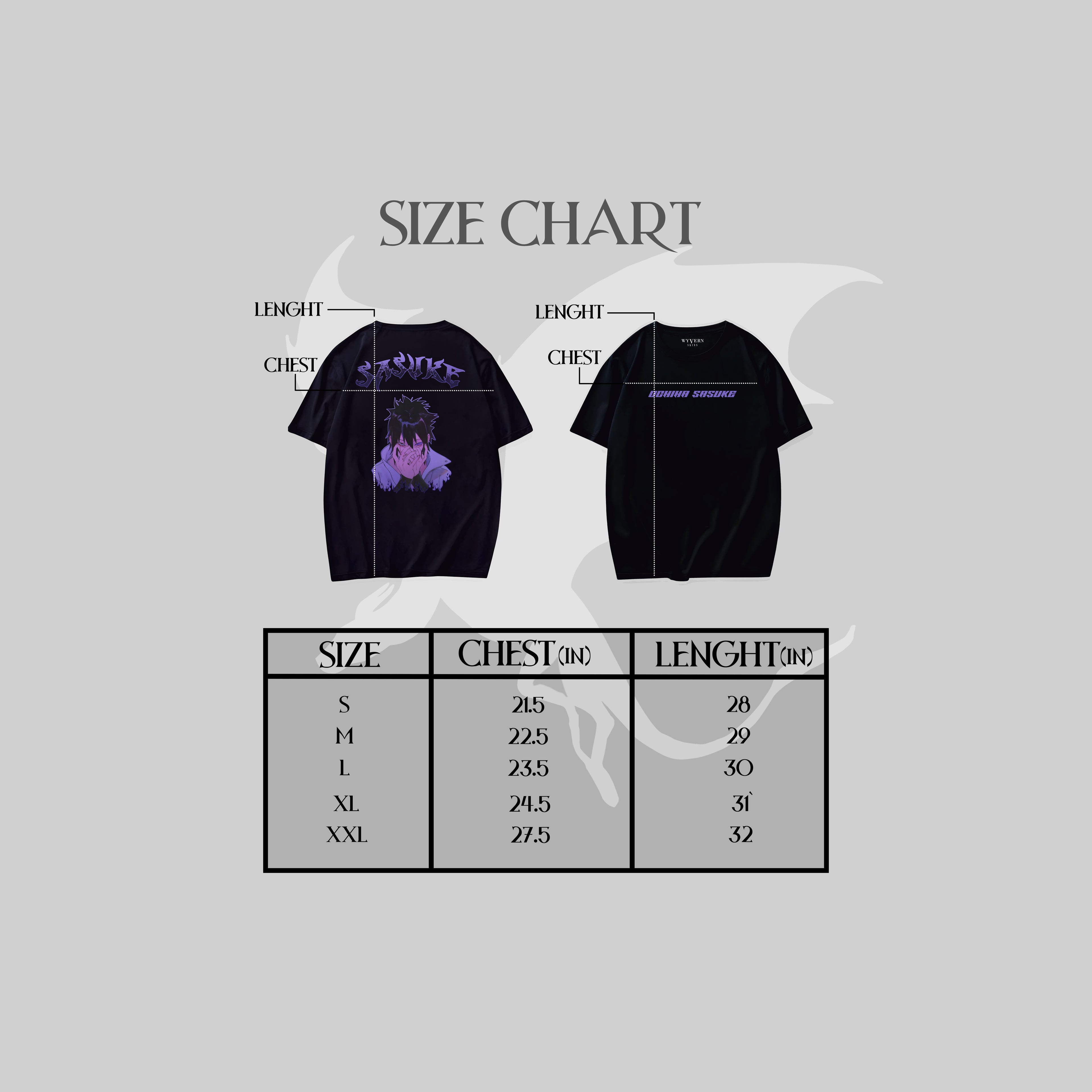 Sasuke Darkness Oversized T-Shirt