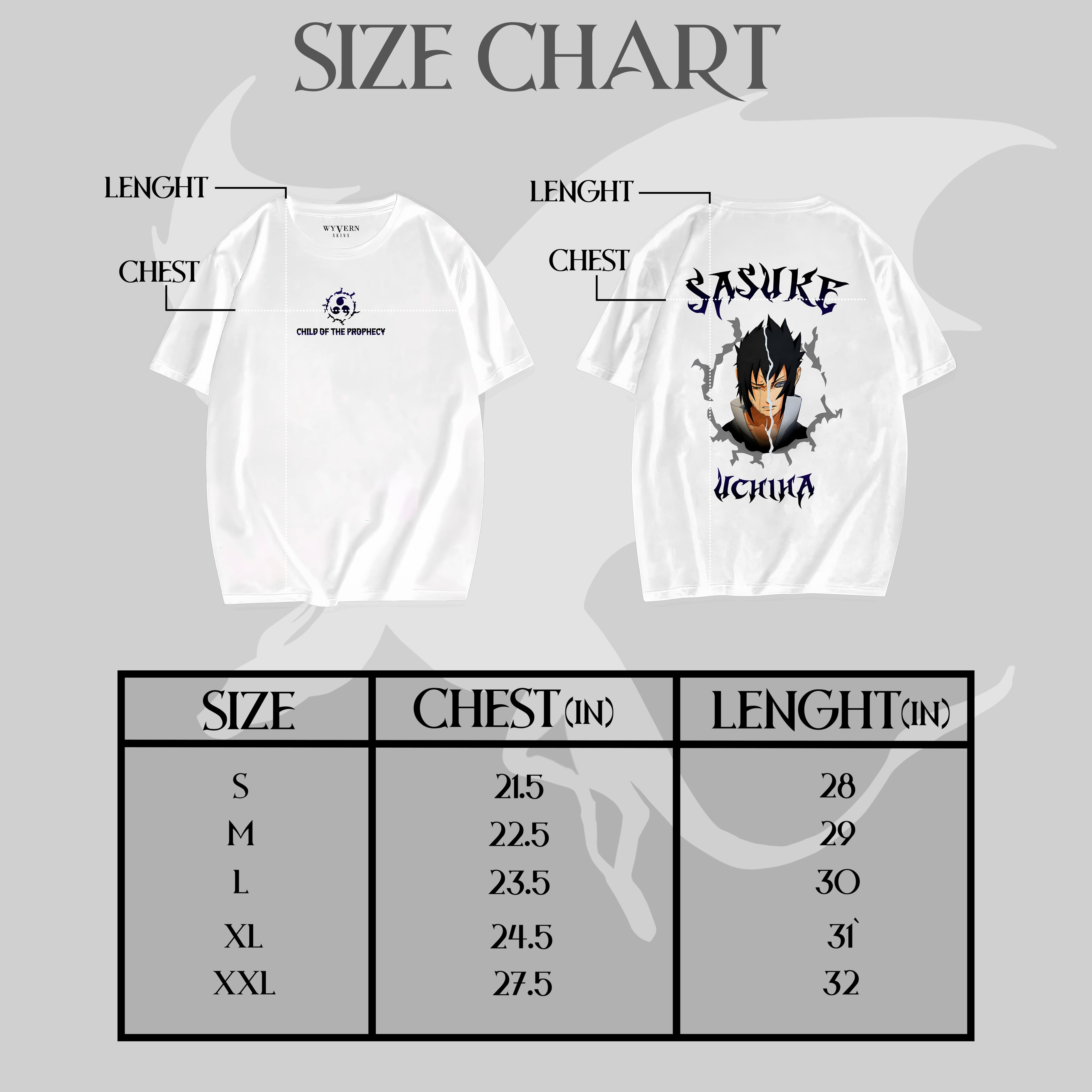 SASUKE The Last Uchiha - Oversized Tee